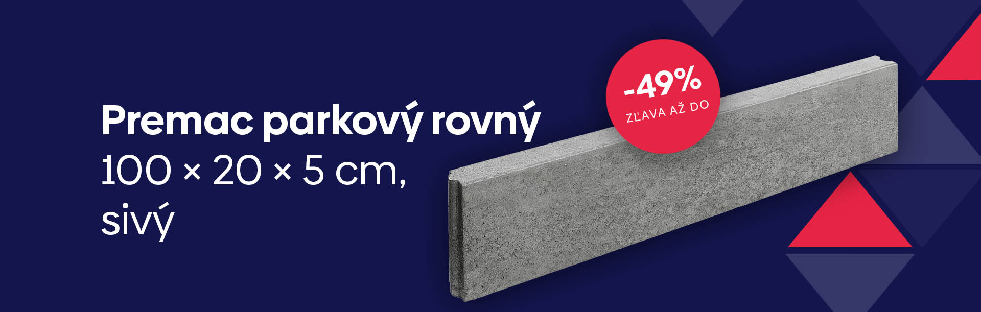 Premac obrubník parkový